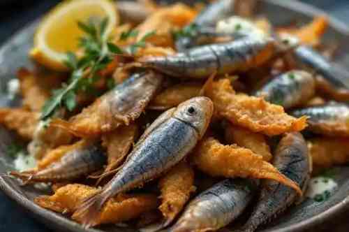 PESCADITOS FRITOS recipe served on a plate, by Pekin the Chef