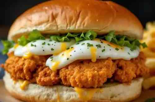 Chicken Po' Boy recipe served on a plate, by Pekin the Chef