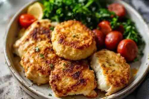 Crispy-Skinned Giannone Organic Chicken recipe served on a plate, by Pekin the Chef